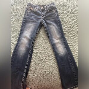 Buckle boot cut jeans size 12